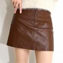 ギャル系☆ フェイクレザースカパン ブラウン