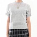 【ハイライン】 超ゆったり♪ 大人可愛いサマーニットカットソー