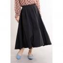 【ハイライン】 絶対透けない!! ロング丈 オータム切替スカート