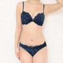 【女装サイズ】 スカラップカット フェミニン ブラショーツセット