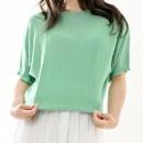 【ハイライン】 超ゆったり♪ 大人可愛い系 サマードルマンスリーブ　サマーミント