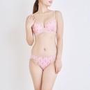 【女装サイズ】 マーブルガーリー花柄 ブラショーツセット