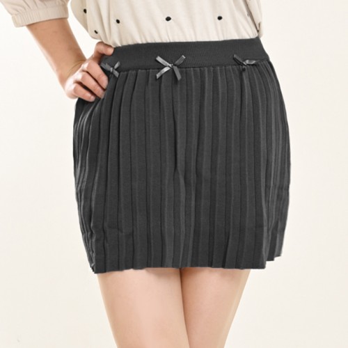 【4/30まで限定販売!!】 超伸縮!! ガーリーボックス ミニスカート ブラック + ストッキング