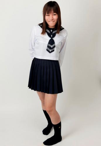 レプリカ プール学院女子高校 夏セーラー服セット(本格的)165cm